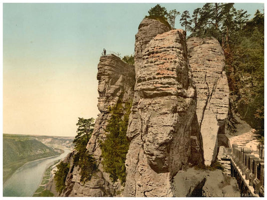 The Bastion, a view, Saxony, Germany 0400-3538