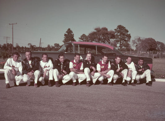 1956 Mercury  NASCAR crew Daytona Beach 0401-1811
