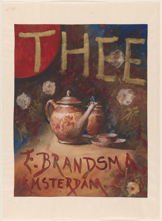 Design for a poster for tea by E. Brandsma, Amsterdam 0515-0007