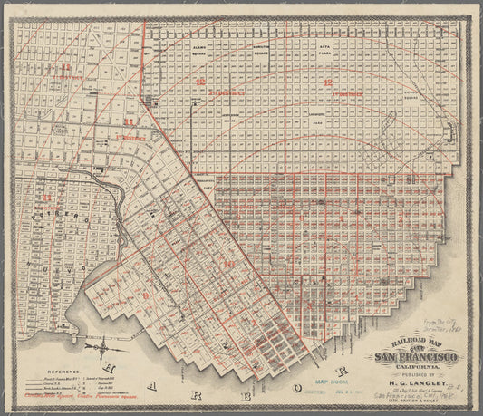 Railroad map of the City of San Francisco, California