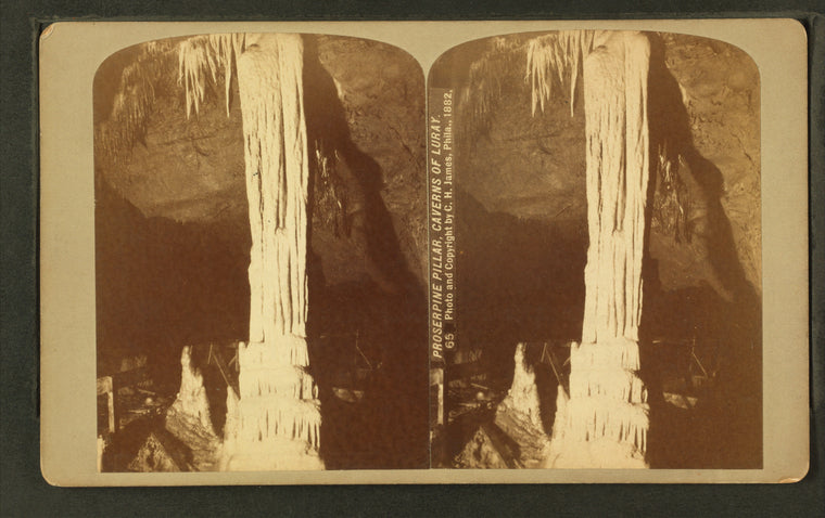 Proserpine's pillar, Caverns of Luray.