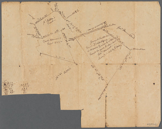 Jos. Kirkbrid's 1250 acre trakt, Clark Rodman's 632 acres: mapps (in Morris County, New Jersey, 1716)