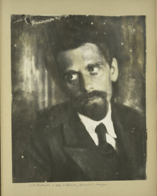 S.P. Postnikov, b.1883; a Russian journalist, émigré.