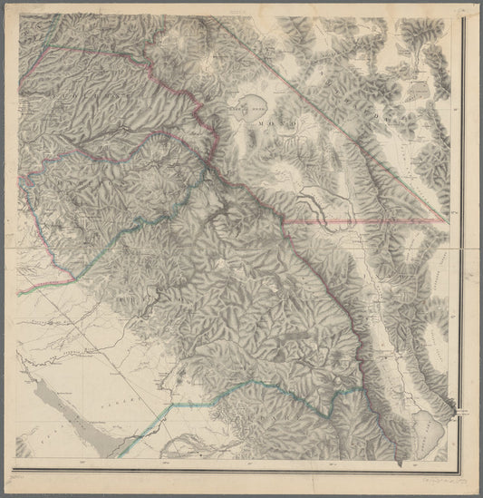 Topographical map of central California, together with a part of Nevada : [two sheets only]