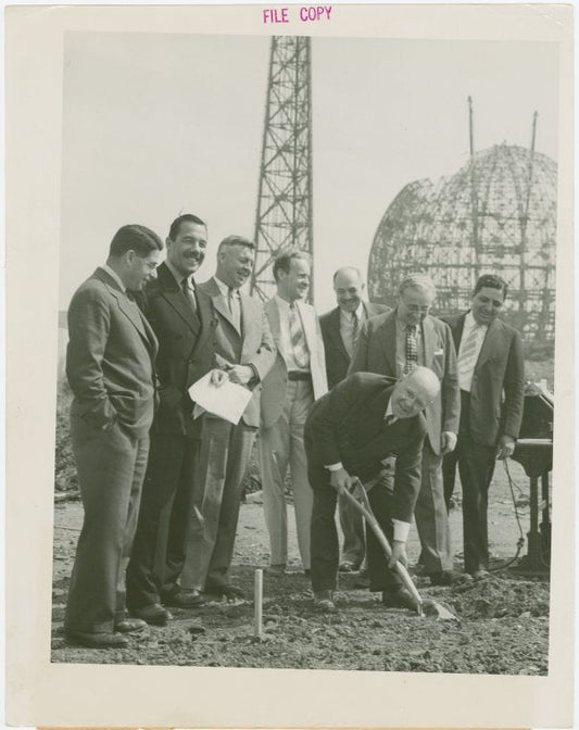 Radio Corporation of America (RCA) - William Winterbottom breaking ground for RCA exhibit