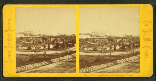 Park and fleet of U.S. Naval Academy, Annapolis, Md.