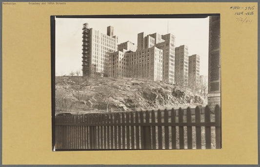 Columbia Presbyterian Medical Center, 168th Street and Broadway, from 165th Street and Riverside Drive