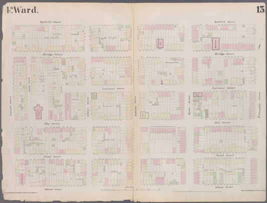 Plate 13: Map bounded by Concord Street, Duffield Street, Willoughby Street, Adams Street