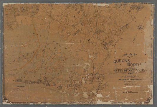 Map of the Queens Boro[ugh], city of New York