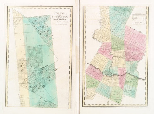 Map of the county of Herkimer