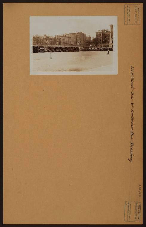 Manhattan: 116th Street - Amsterdam Avenue