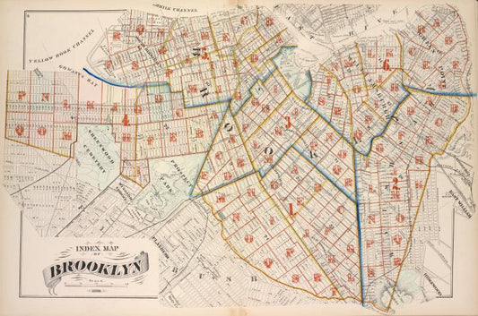 Index Map of Brooklyn