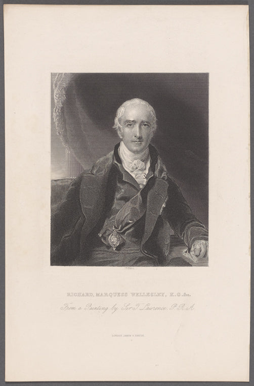 Richard Marquess Wellesley, K.G. &c. From a painting by Sir T. Laurence, P.R.A.
