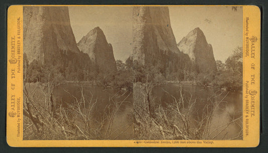 Cathedral Rocks, 2,600 feet above the Valley.