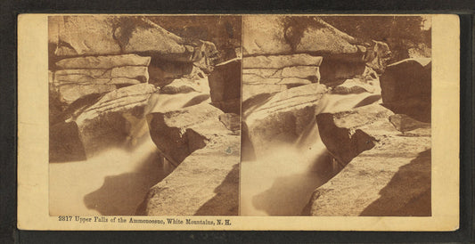 Upper Falls of the Ammonoosuc, White Mountains, N.H.