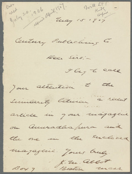 Abbot, J. M.