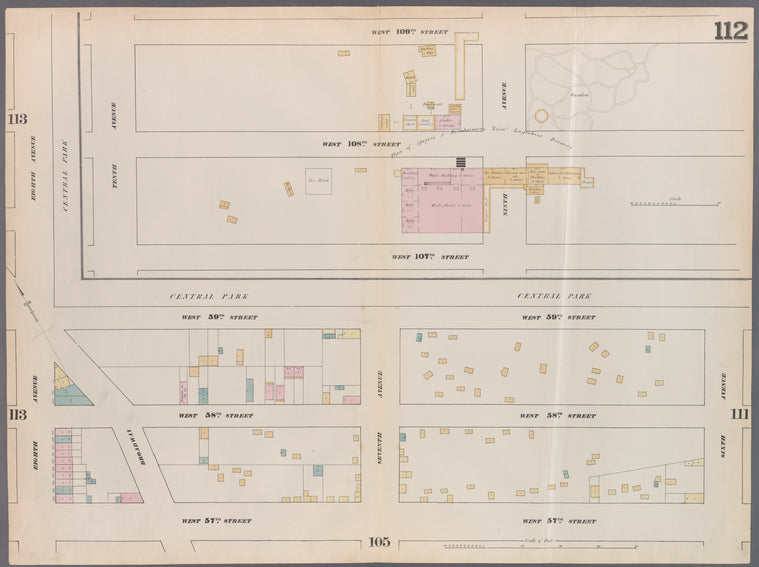Map bounded by West 59th Street, Sixth Avenue, West 57th Street, Eighth Avenue