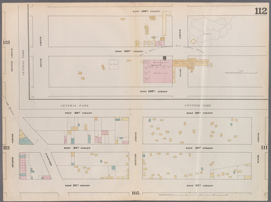 Map bounded by West 59th Street, Sixth Avenue, West 57th Street, Eighth Avenue
