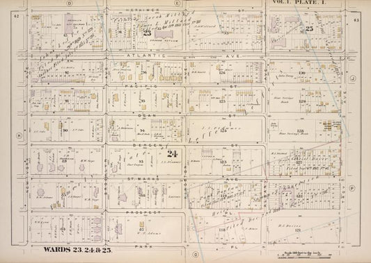 Map bound by Herkimer St., Troy Ave., Park Pl., New York Ave.; Including Atlantic Ave., Atlantic Ave., Pacific St., Dean St., Bergen St., St. Marks Ave., Prospect Pl., Brooklyn Aver, Kingston Ave., Albany Ave.
