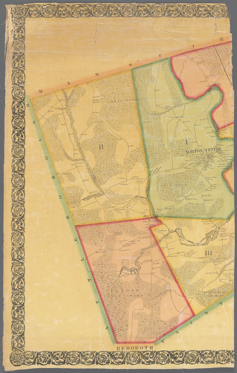 Map of the town of Norton, Bristol County, Mass.: surveyed by order of the town