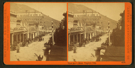 View in C street, Virginia City.