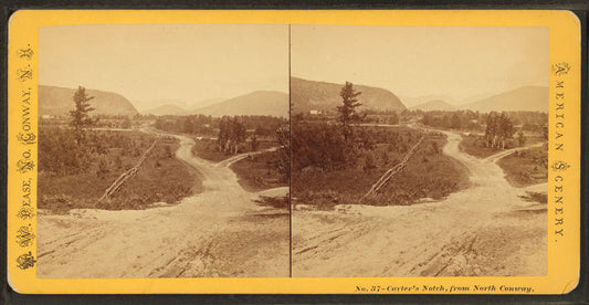 Carter's Notch, from North Conway.