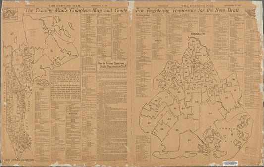 The Evening Mail's complete map and guide for registering tomorrow for the new draft