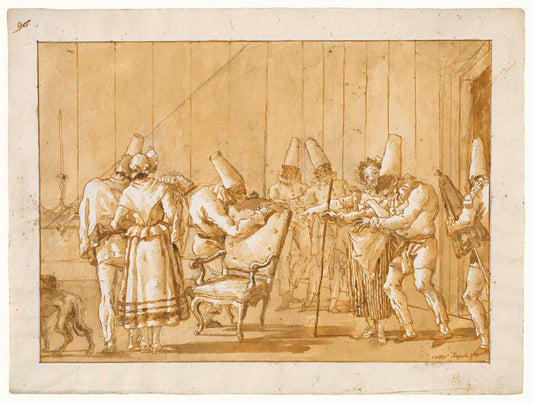 Punchinello is Helped to a Chair Gm-00006401