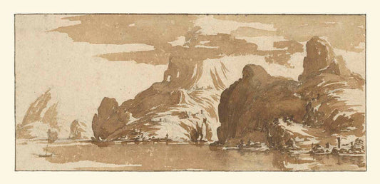 A View of Mountains Across a Lake Gm-00014101