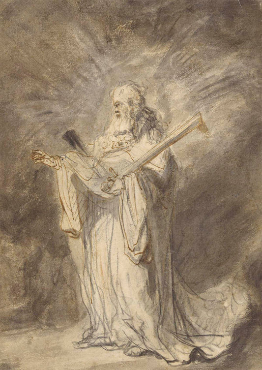 The Messenger of God Appearing to Joshua Gm-00022001