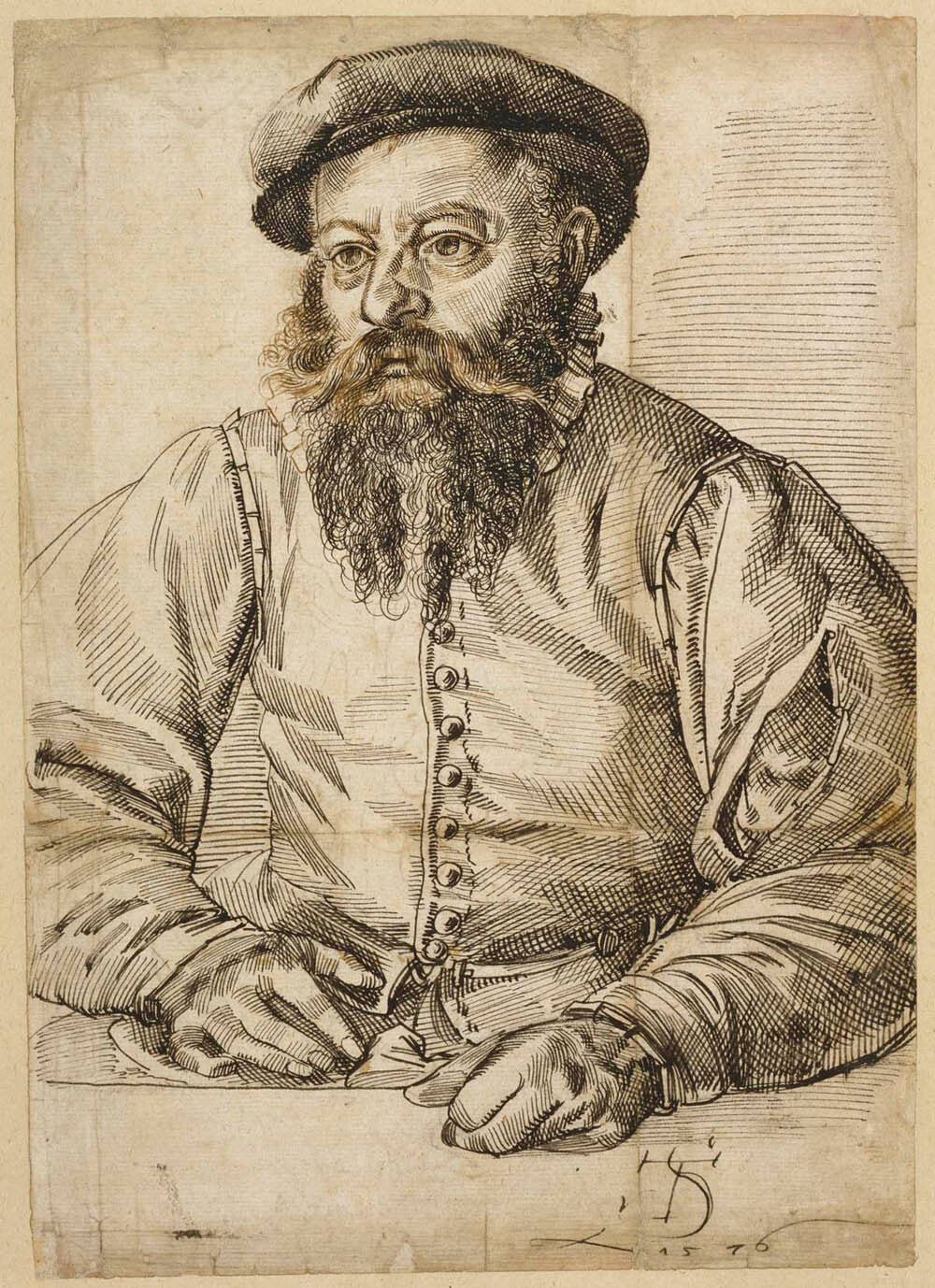 Portrait of a Bearded Man Gm-00040401