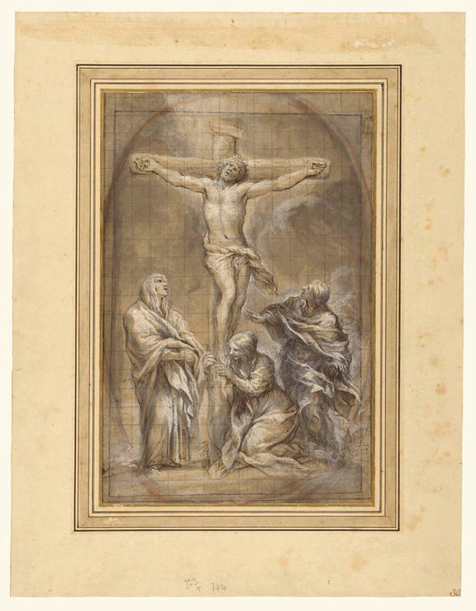 Christ on the Cross with the Virgin Mary, Mary Magdalene, and Saint John Gm-00041101