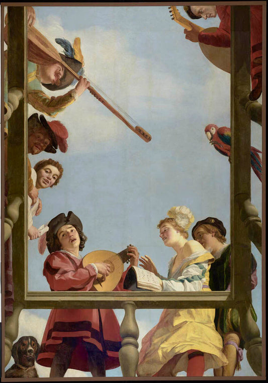 Musical Group on a Balcony Gm-00060401