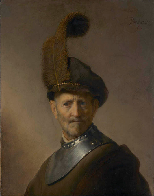 An Old Man in Military Costume Gm-00078701
