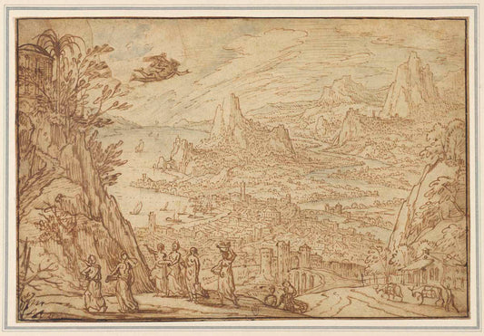 An Extensive Estuary Landscape with the Story of Mercury and Herse Gm-26547901