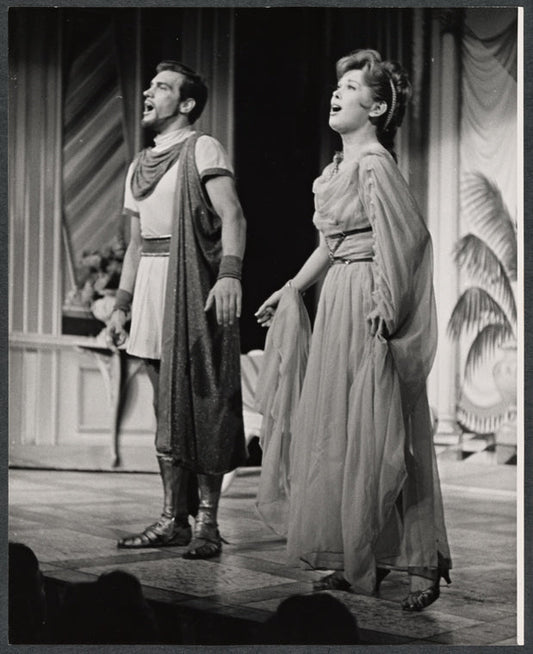 Clifford David and Julienne Marie in the stage production of The Boys from Syracuse