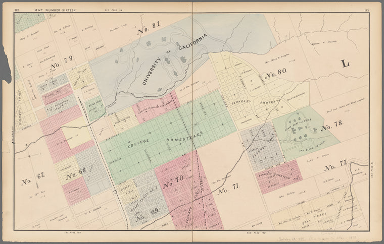Map number sixteen : [Berkeley, Calif.]