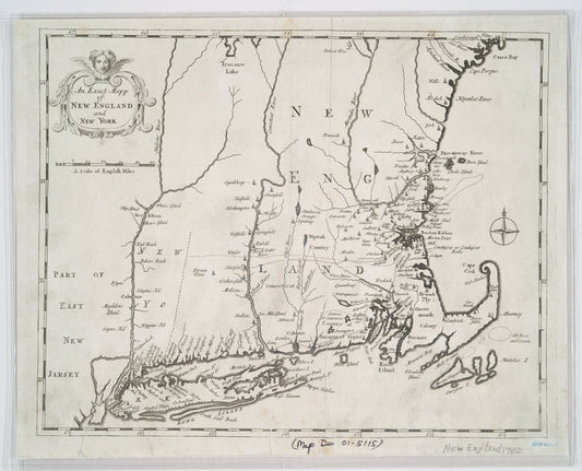 An exact mapp of New England and New York