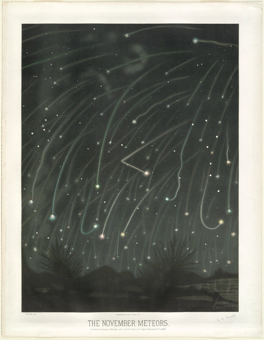 The November meteors: As observed between midnight and 5 o'clock A.M. on the night of November 13-14 1868.