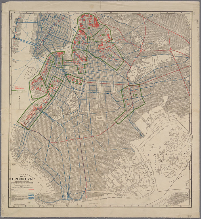 Map of Brooklyn