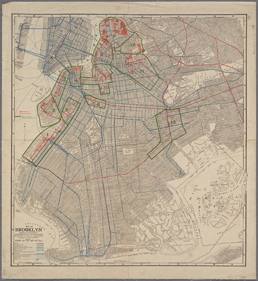 Map of Brooklyn