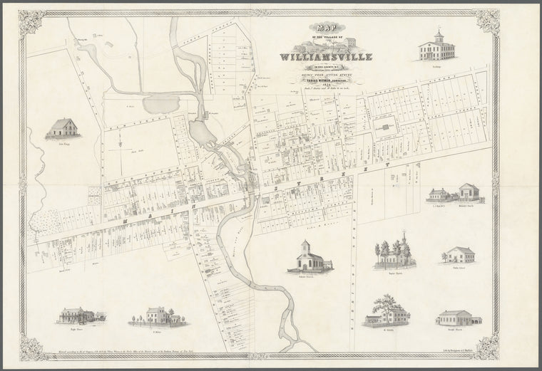 Map of the village of Williamsville in Erie County, N.Y.