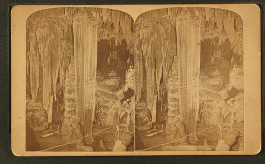 Double column, Caverns of Luray.