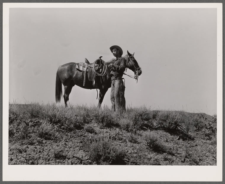 Cowhand. William Tonn ranch, Custer County, Montana