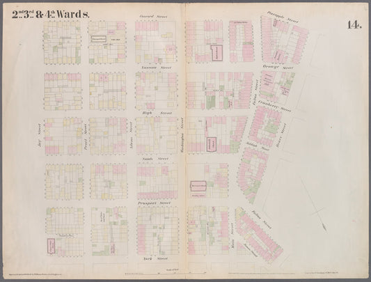 Plate 14: Map bounded by Market, James Street, York Street, Jay Street, Concord Street, Fulton Avenue, Pineapple Street, Henry Street, Fulton Avenue