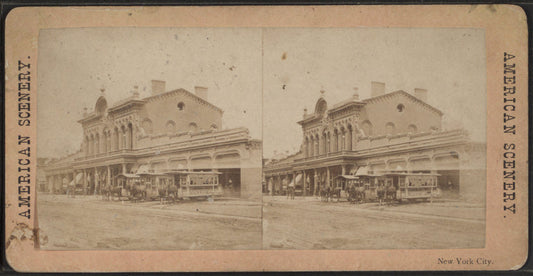 New York City. [3rd Avenue Railroad Depot]