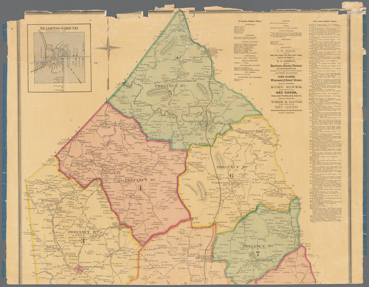 Map of Scott Co., Kentucky : from new and actual surveys