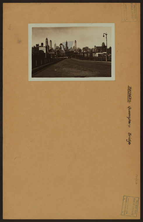 Bridges - Queensboro [Queensborough] Bridge.
