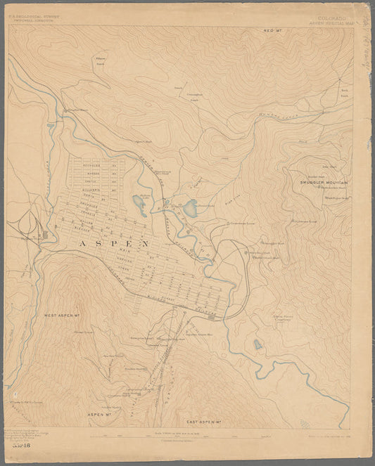 Colorado : Aspen special map