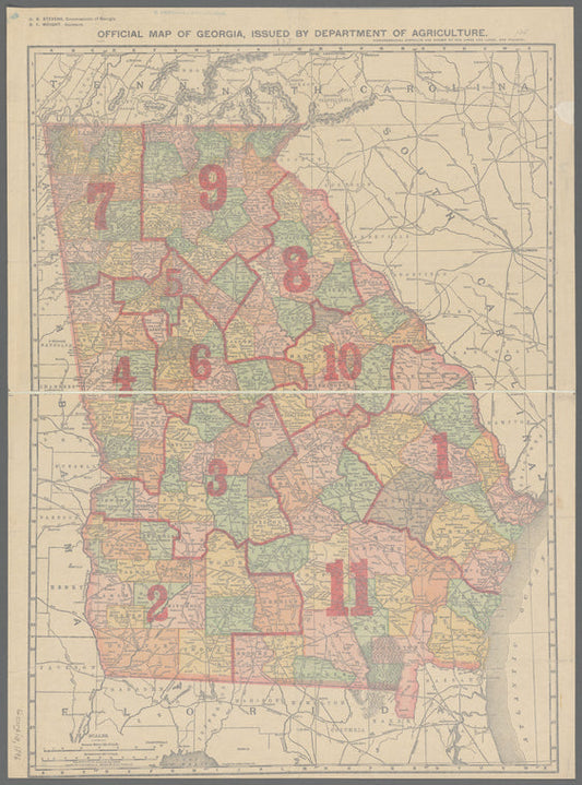 Official map of Georgia